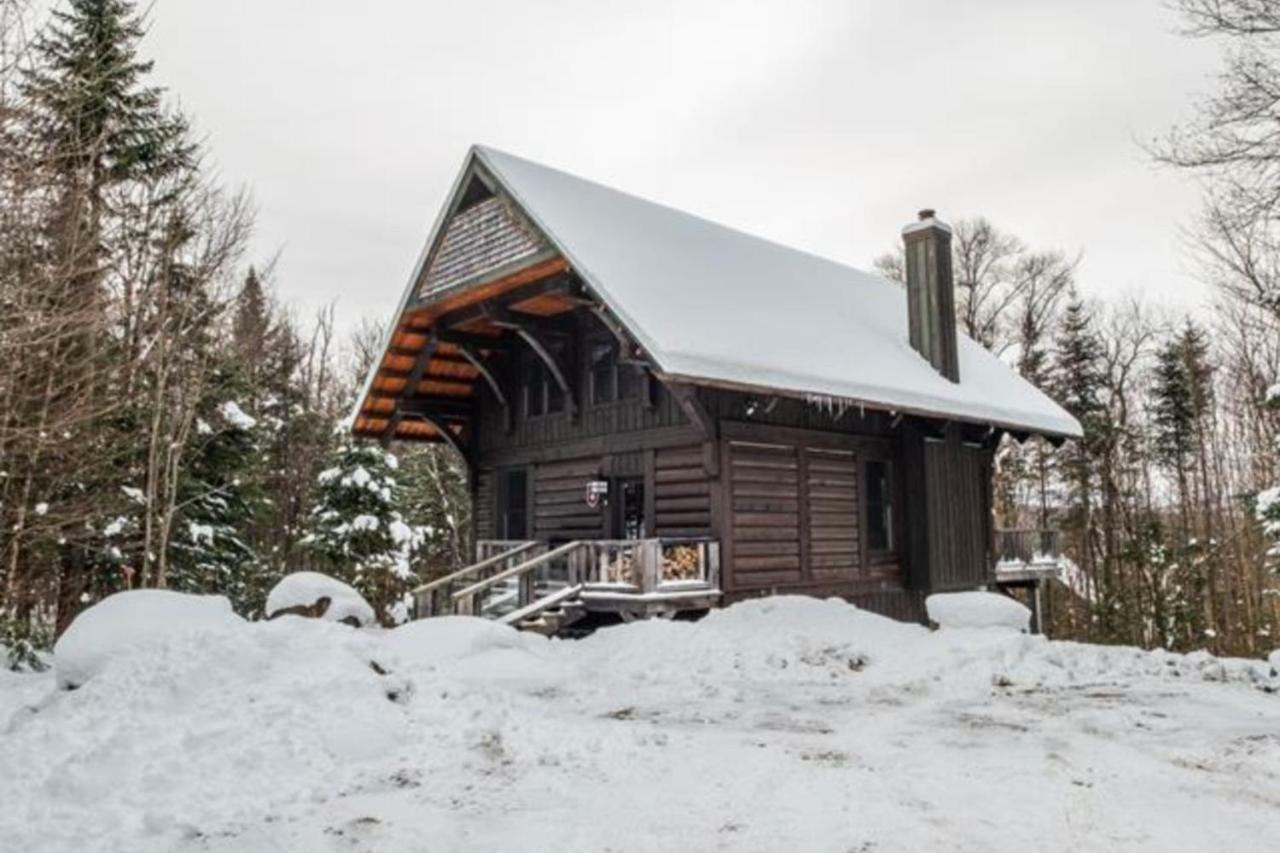 Chic Log Chalet With Hot Tub - Mont-Tremblant North Side By Reserver.Ca Лак-Сюперьёр Экстерьер фото