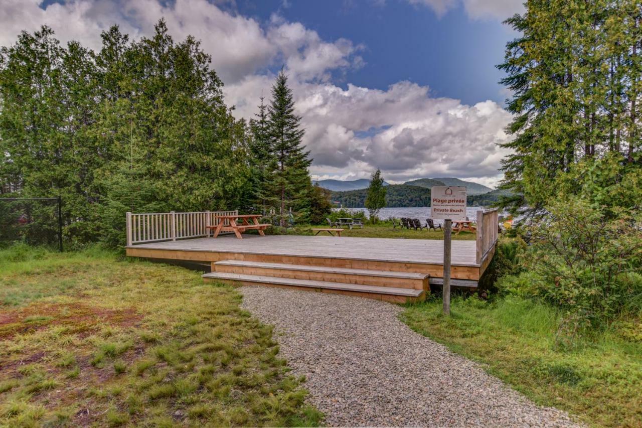 Chic Log Chalet With Hot Tub - Mont-Tremblant North Side By Reserver.Ca Лак-Сюперьёр Экстерьер фото